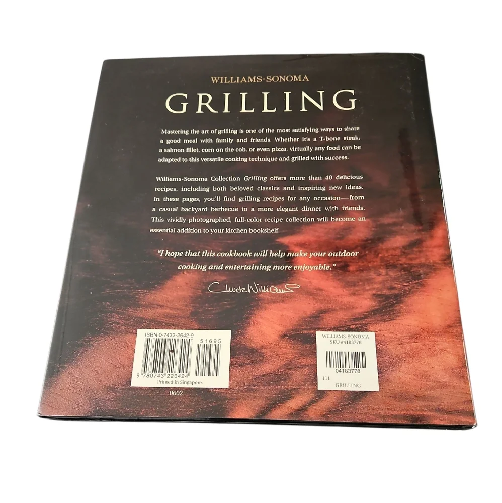 Williams Sonoma Grilling Guide - Black and Brown Cover